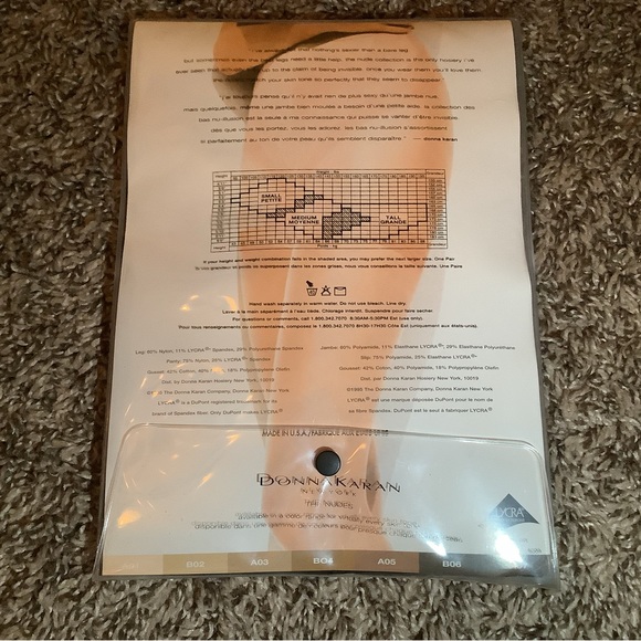 Donna Karan the nudes essential toners pantyhose, color A05, size: M - Picture 5 of 12